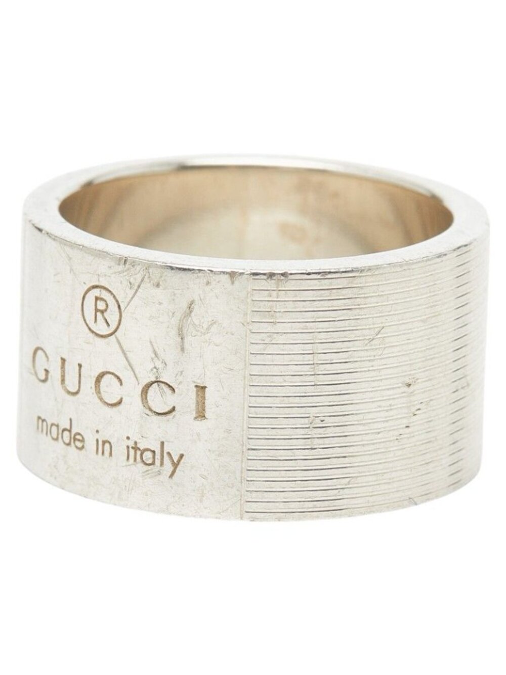 Gucci Logo Ring Silver - Picture 2 of 8